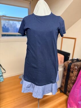Clu Too Mixed Media T-Shirt Dress